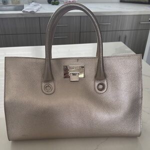 Jimmy Choo Shimmering RoseGold bag